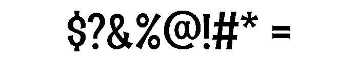 Halau Thin Font OTHER CHARS