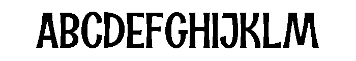 Halau Thin Font UPPERCASE