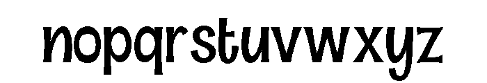 Halau Thin Font LOWERCASE