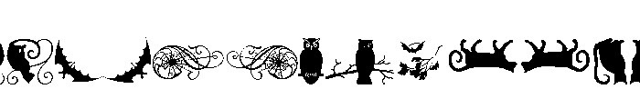 Halloween Ornaments Regular FONT