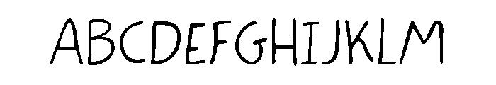Hand It Regular Font UPPERCASE