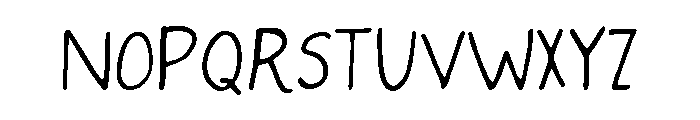 Hand It Regular Font UPPERCASE