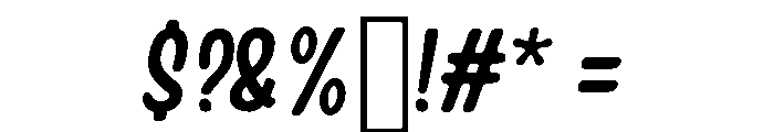 Handy Casual Condensed Regular Oblique Font OTHER CHARS