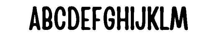 Handy Casual Condensed Regular Font UPPERCASE