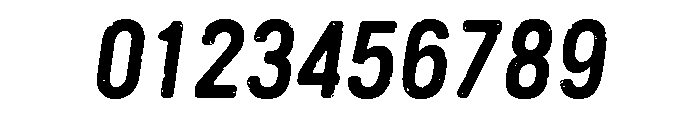 Handy Sans Condensed Distressed Oblique Font OTHER CHARS