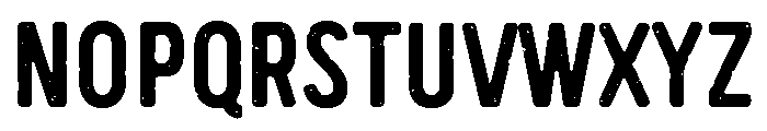 Handy Sans Condensed Distressed Font UPPERCASE