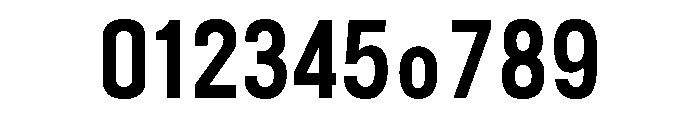 Handy Sans Condensed Regular Font OTHER CHARS