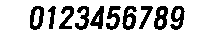 Handy Sans Condensed Round Oblique Font OTHER CHARS