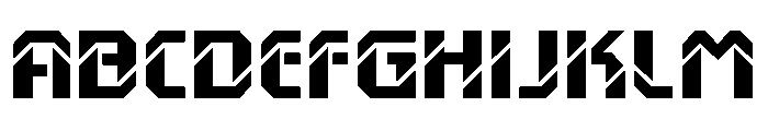 Hansson Stencil Bold Font UPPERCASE