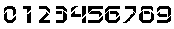 Hansson Stencil Regular Font OTHER CHARS