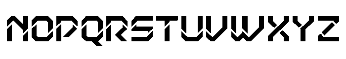 Hansson Stencil Regular Font UPPERCASE