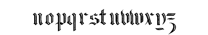 Harbour Decor Font LOWERCASE