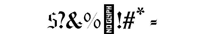 Harbour Regular Font OTHER CHARS