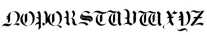 Harbour Rough Font UPPERCASE