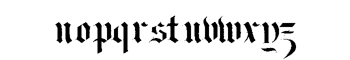 Harbour Rough Font LOWERCASE