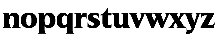 Hardcover Bold Font LOWERCASE
