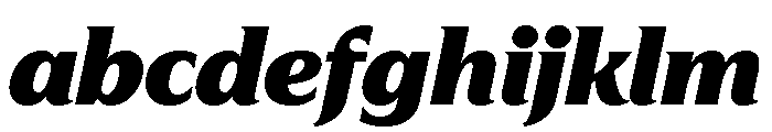 Hardcover Extra Bold Italic FONT