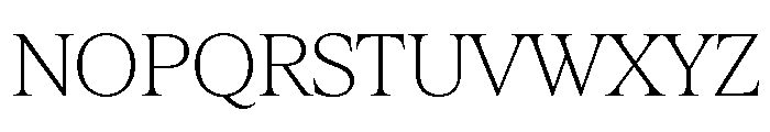 Hardcover Extra Light Font UPPERCASE