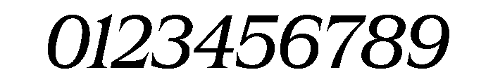 Hardcover Regular Italic Font OTHER CHARS