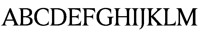 Hardcover Regular Font UPPERCASE