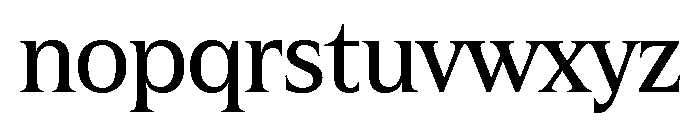 Hardcover Regular Font LOWERCASE