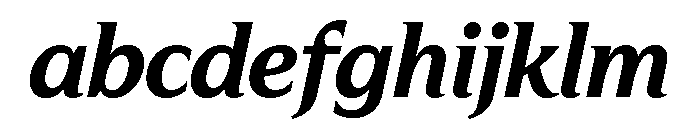 Hardcover Semi Bold Italic FONT