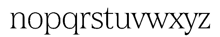 Hardcover Font LOWERCASE