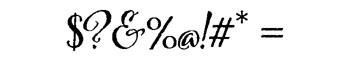 Harlean Regular Font OTHER CHARS