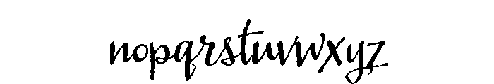 Harlean Regular Font LOWERCASE