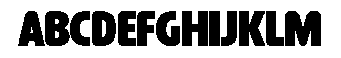 Harry Obese Squeezed Font UPPERCASE