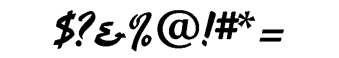 Hauser Script Regular Font OTHER CHARS