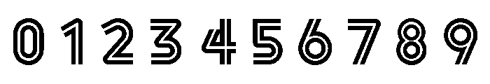 Havelock Inline Font OTHER CHARS
