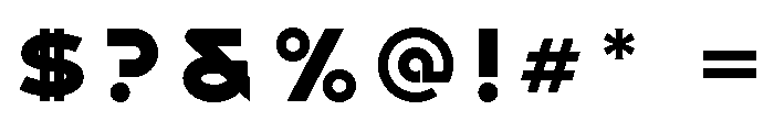 Havelock Solid Font OTHER CHARS