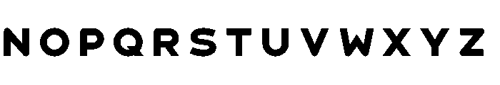 Havelock Solid Font LOWERCASE