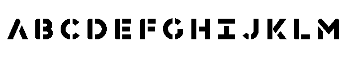 Havelock Stencil FONT