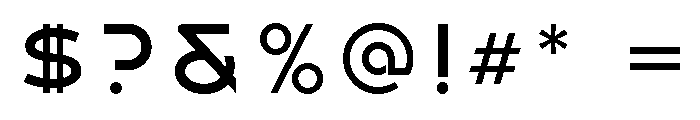 Havelock Titling Medium Font OTHER CHARS