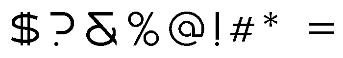 Havelock Titling Regular Font OTHER CHARS