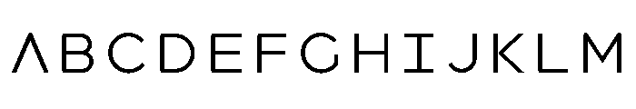 Havelock Titling Regular Font UPPERCASE