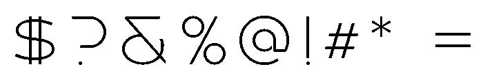 Havelock Titling Font OTHER CHARS