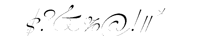 Hazel Script Regular Font OTHER CHARS