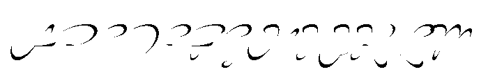 Hazel Script Regular Font UPPERCASE