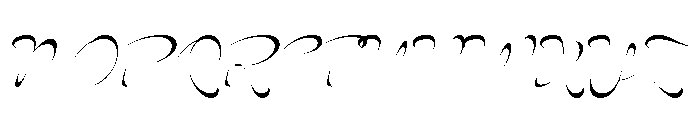 Hazel Script Regular Font UPPERCASE