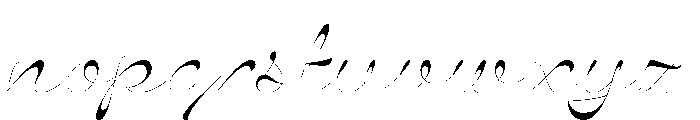Hazel Script Regular Font LOWERCASE