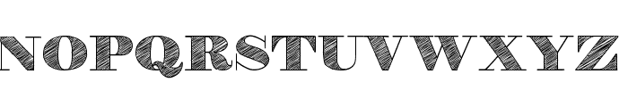 H&B Sketch Demo Font UPPERCASE