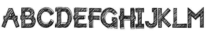 HBM Forista Sketchy Font LOWERCASE