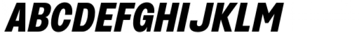 HD Colton Comp Bold Italic Font UPPERCASE