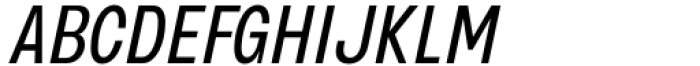 HD Colton Comp Regular Italic Font UPPERCASE