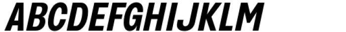 HD Colton Comp Semibold Italic Font UPPERCASE