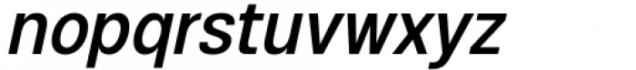 HD Colton Condensed Medium Italic Font LOWERCASE
