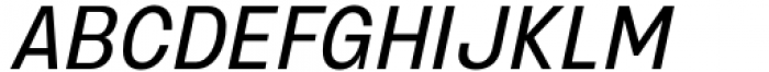 HD Colton Condensed Regular Italic Font UPPERCASE